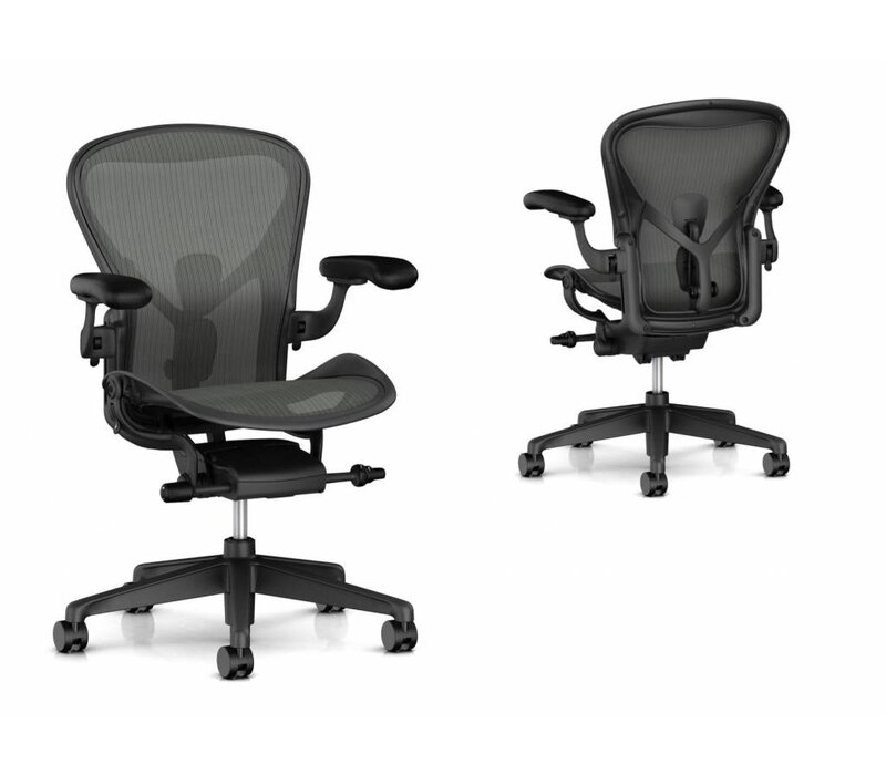 Aeron Remastered Deluxe Graphite bureaustoel