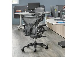 Aeron Remastered Deluxe Graphite fauteuil de direction