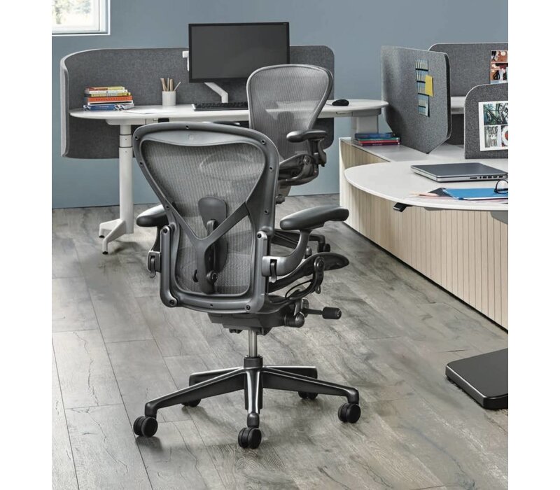 Aeron Remastered Deluxe Graphite bureaustoel