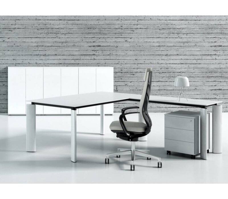 Mdd Crystal directiebureau in melamine(hout) Crystal directiebureau in melamine(hout)