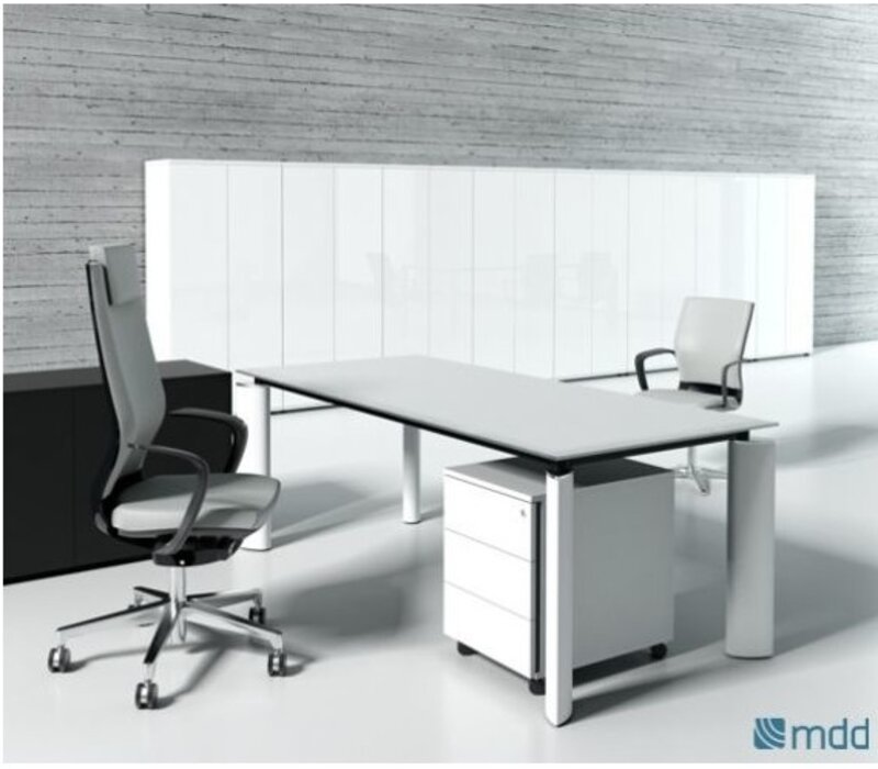 Mdd Bureau Crystal en mélamine Bureau Crystal en mélamine