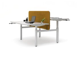 Ogi Drive double bureau réglable en hauteur manuellement