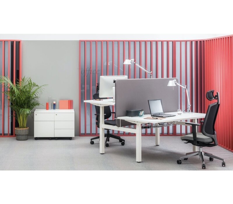 Ogi Drive double bureau réglable en hauteur manuellement