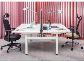 Ogi Drive double bureau réglable en hauteur manuellement