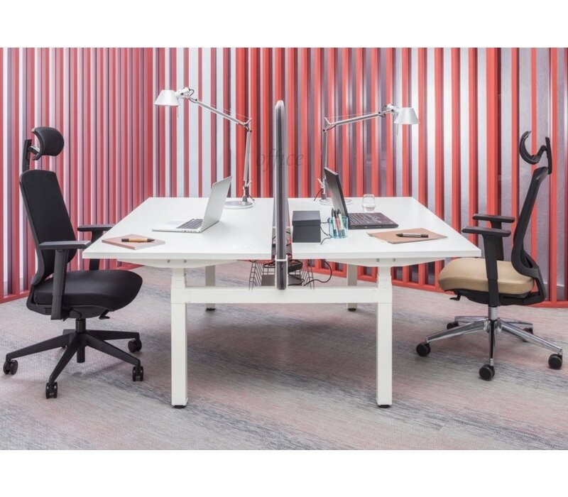 Ogi Drive double bureau réglable en hauteur manuellement