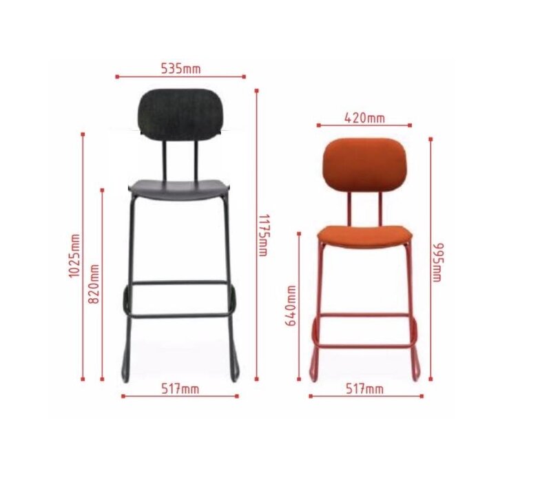 New School tabouret de bar Multiplex