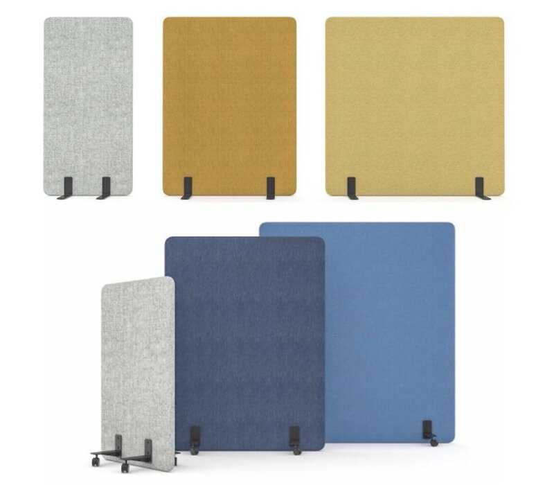 Free akoestische wand