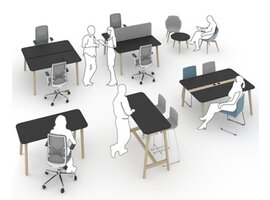 Nova wood table haute