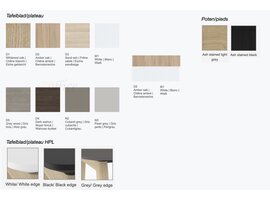 Hoge tafels Nova wood