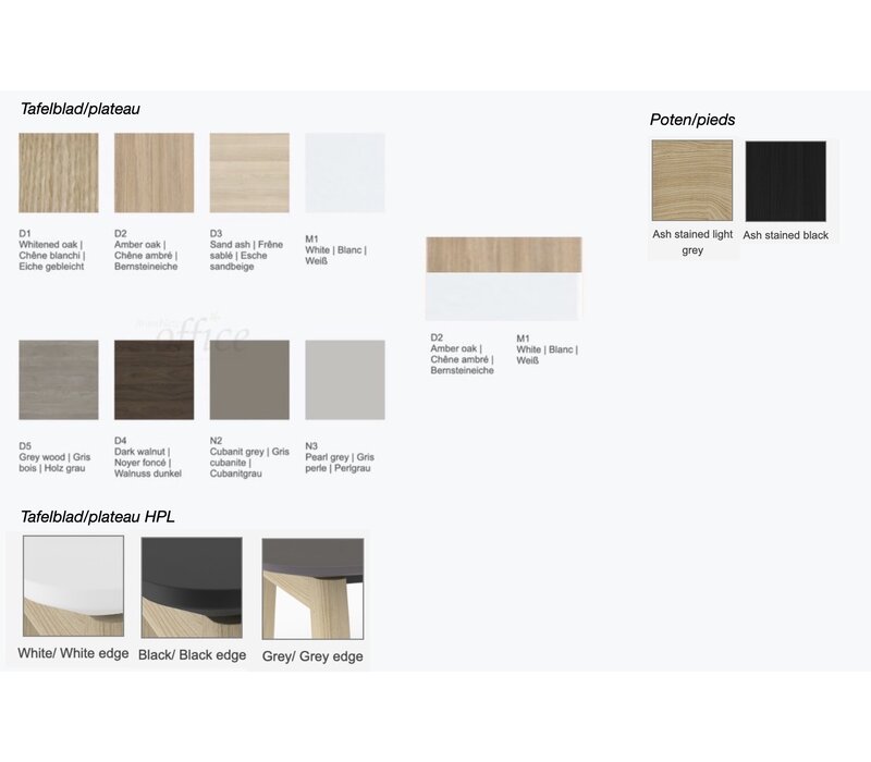 Nova wood table haute