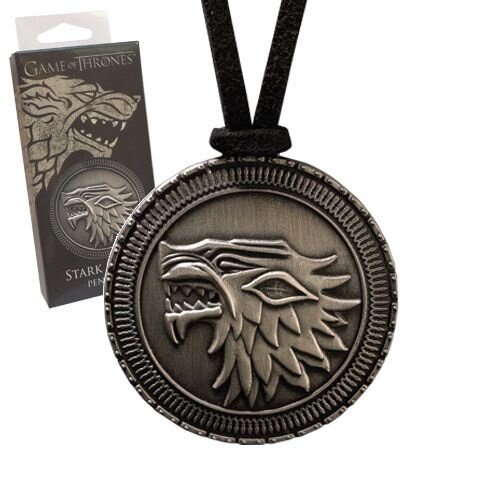 The Noble Collection Game of Thrones Pendant Stark Shield The Noble Collection Game of Thrones Pendant Stark Shield