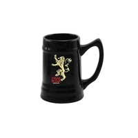 Game Of Thrones: Lannister Black Ceramic Beer Stein