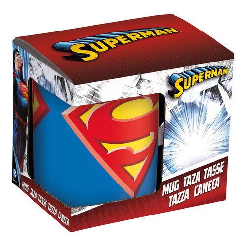 Superman Mug logo Superman Mug logo