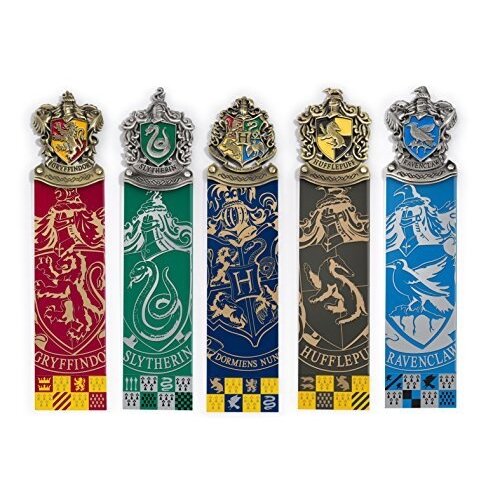 The Noble Collection Harry Potter: Crest Bookmarks 5 Piece Set The Noble Collection Harry Potter: Crest Bookmarks 5 Piece Set