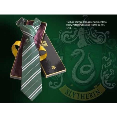 Slytherin 100% Silk Necktie - Harry Potter Slytherin 100% Silk Necktie - Harry Potter
