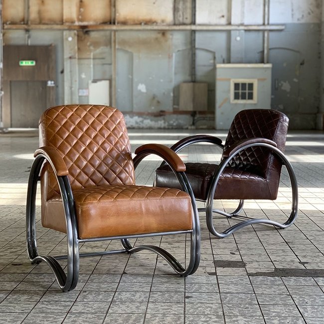 sessel industrial style Sessel echtleder mobols