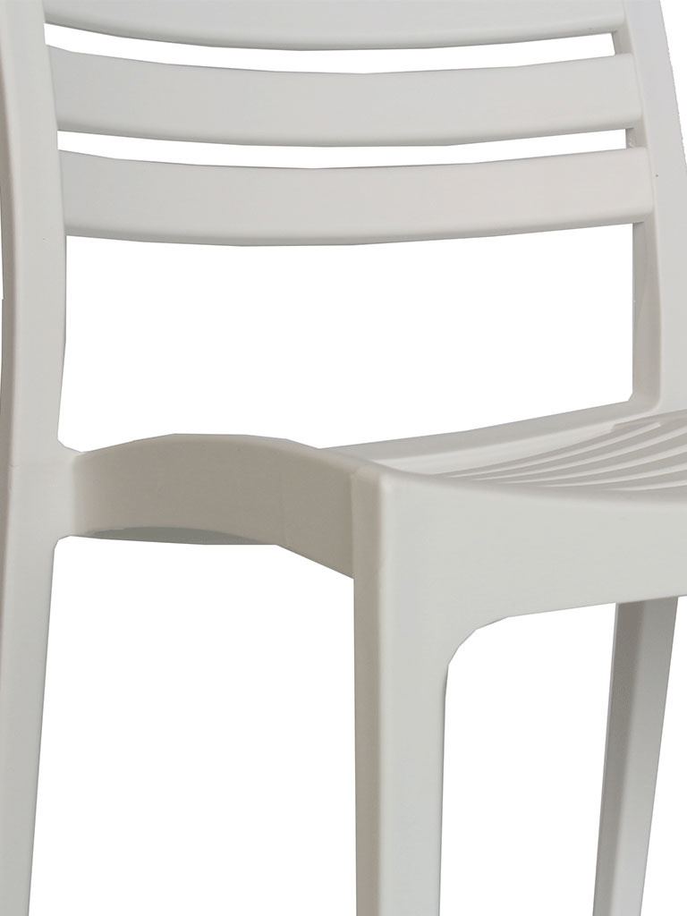 Flora Gartenstuhl Modern Weiß | MOBOLS - Mobols