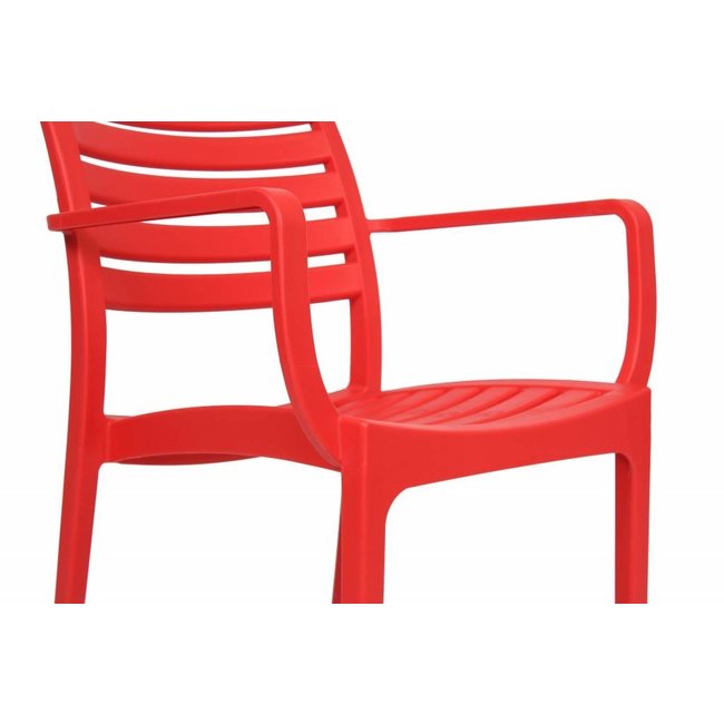 Lorina Gartenstuhl Modern Rot | MOBOLS - Mobols