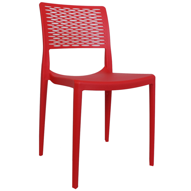 Virginia Gartenstuhl Modern Rot | MOBOLS - Mobols