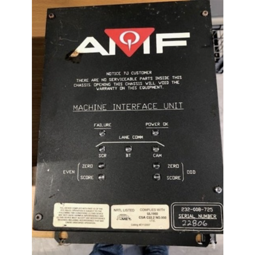 AMF MIU (machine interface unit) 232008725 BowlEasy