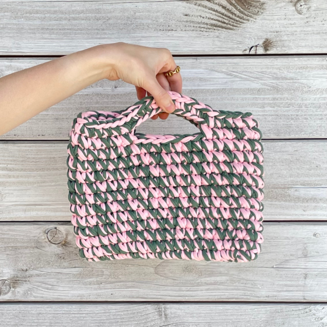 Handbag - Army Pink