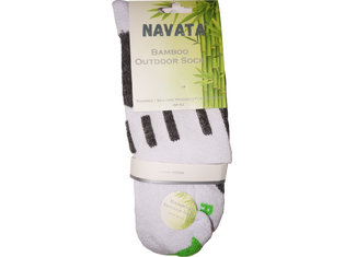 Navata Navata Bamboo | Outdoor sock | Wit | 1PR Navata Bamboo | Outdoor sock | Wit | 1PR