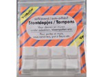 Verlofix Stootdopjes, zelfklevend wit 18 x 18 mm