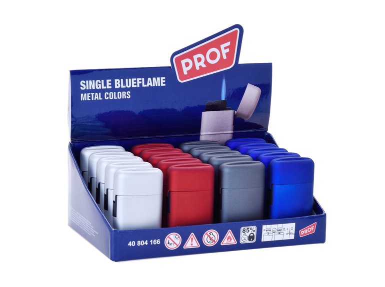 PROF Metal colors aansteker | rubber | turbovlam PROF PROF Metal colors aansteker | rubber | turbovlam