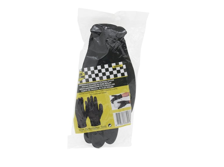 Werkhandschoen L (maat 9) | PU Flex nylon Werkhandschoen L (maat 9) | PU Flex nylon