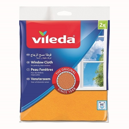 Vileda Vileda Euroform Vensterzeem met Microvezel - 2 stuks