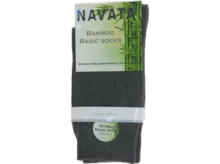 Navata Bamboo | basic sock | middle grey | 1PR Navata Navata Bamboo | basic sock | middle grey | 1PR