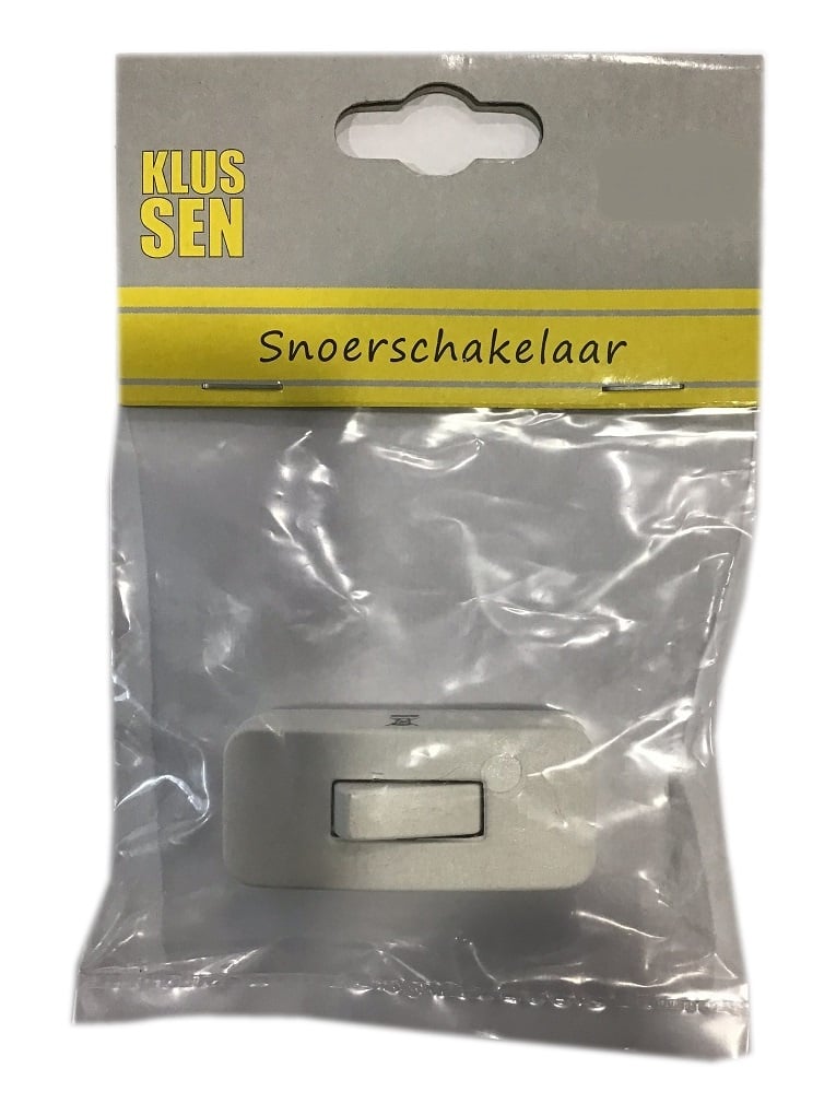 Snoerschakelaar wit