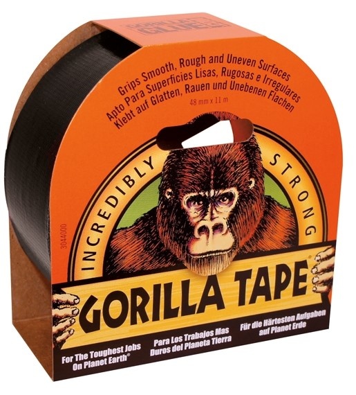 Gorilla Gorilla 48mm x 32mtr zwart