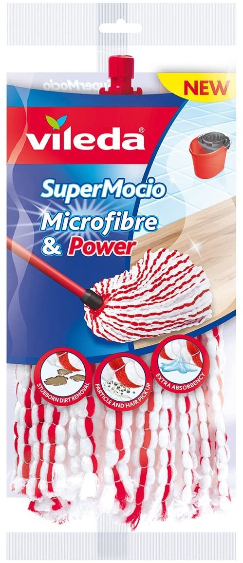 Vileda Vileda SuperMocio Microfibre Mop Navulling - 1 stuk