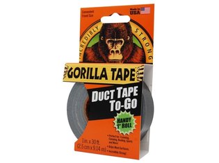 Gorilla Gorilla 25mm x 9mtr zwart Gorilla 25mm x 9mtr zwart