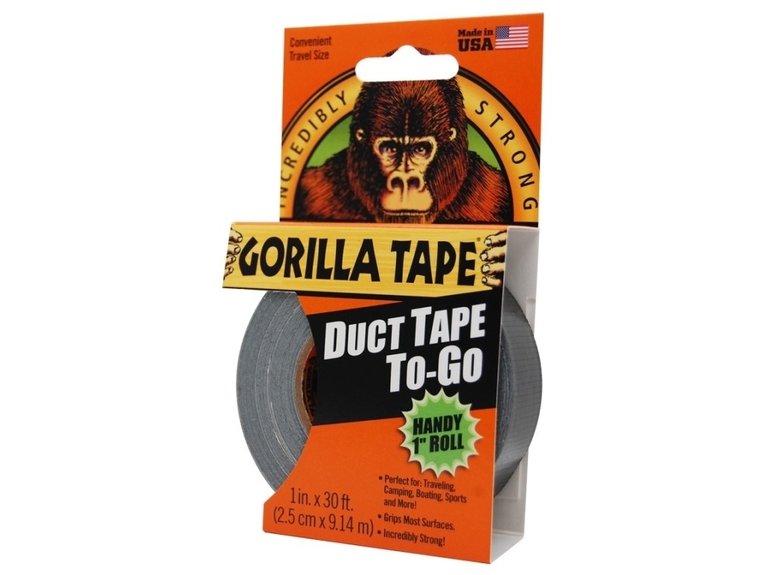 Gorilla 25mm x 9mtr zwart Gorilla Gorilla 25mm x 9mtr zwart