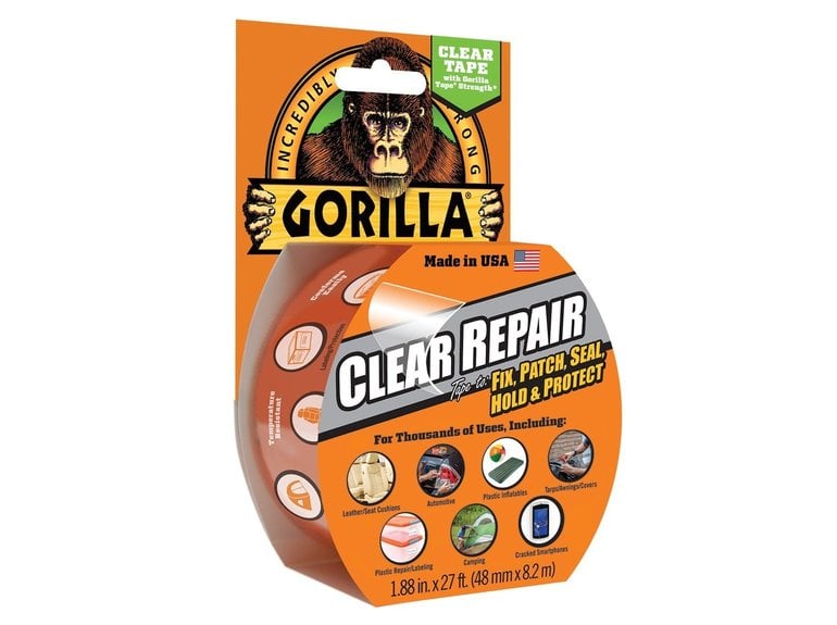 gorilla clear repair tape for air mattress