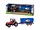Speelgoed Dutch Farm Serie Tractor rood + Trailer 1:32