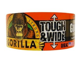 Gorilla Gorilla 73mm x 27mtr zwart T&W Gorilla 73mm x 27mtr zwart T&W