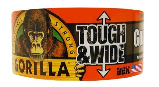Gorilla Gorilla 73mm x 27mtr zwart T&W
