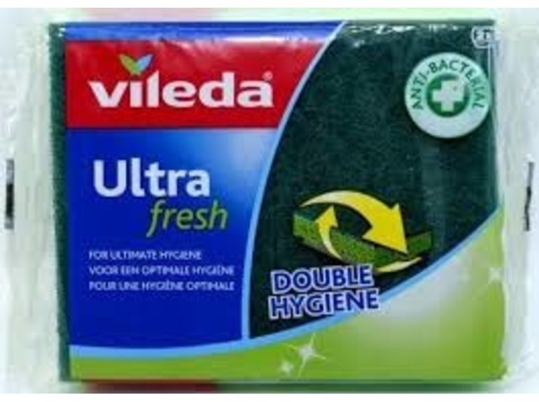 Vileda Ultra Fresh schuurspons 2-pack