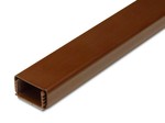Klik kabelgoot 20x10-15mm bruin 2meter (RAL 8014)