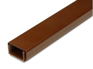 Kabelgoot 20x10mm 2 meter | bruin Kabelgoot 20x10mm 2 meter | bruin