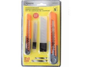 Afbreekmesset 9+18MM + Reserve