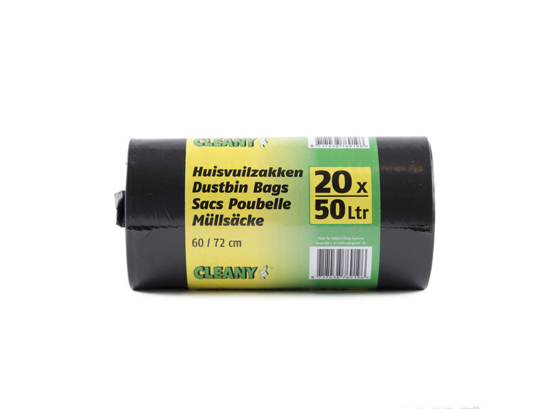 Vuilniszak 50L | rol 20 stuks Cleany Vuilniszak 50L | rol 20 stuks