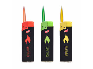 PROF PROF rubber touch colorflame navulbare aansteker | turbovlam PROF rubber touch colorflame navulbare aansteker | turbovlam