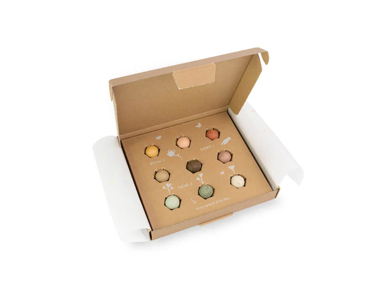 Blossombs Blossombs  giftbox Moederdag | Bloemen | 9 zaadbommetjes