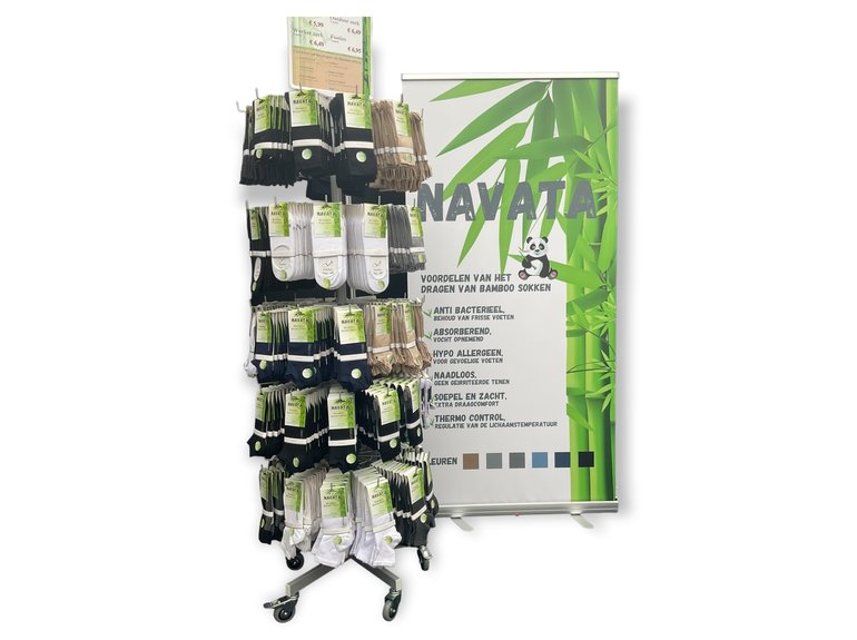 Navata Bamboo | Short sock | grijs | 2PR Navata Navata Bamboo | Short sock | grijs | 2PR