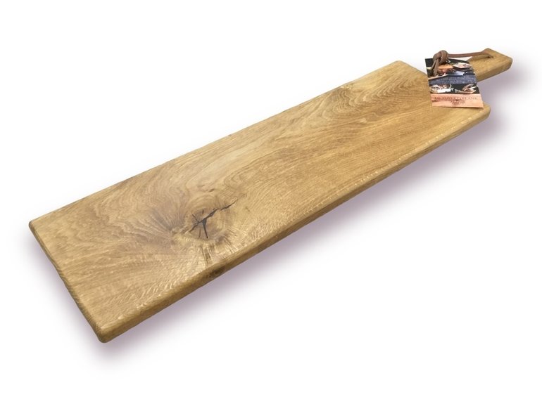 Eikenhouten serveerplank 80cm De Smikkelplank Eikenhouten serveerplank 80cm