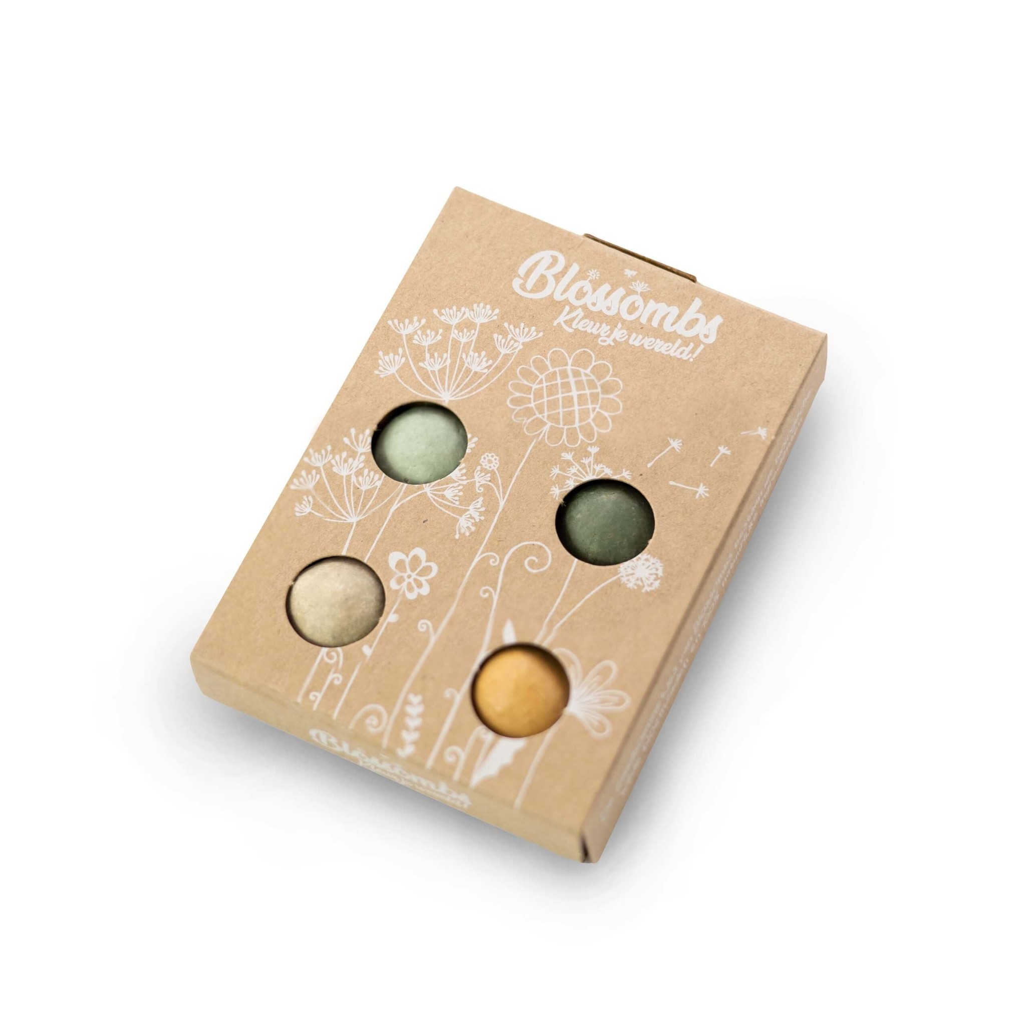 Blossombs Blossombs giftbox mini | 4 zaadbommetjes, foto 2 van 2